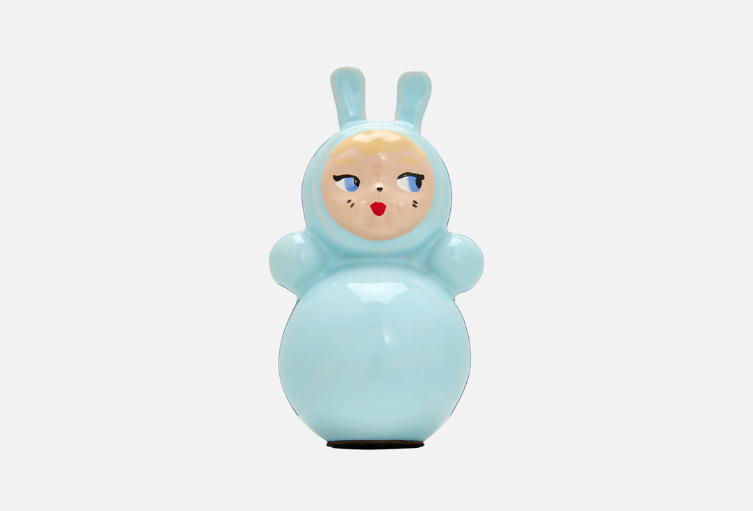 Статуэтка керамическая ASIKNOVA CERAMICS Неваляшка зайка, голубой 1 шт