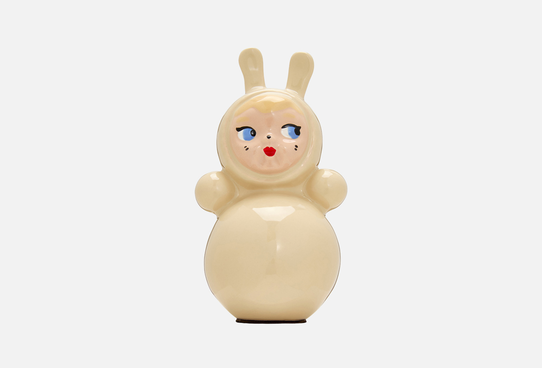 

Статуэтка керамическая ASIKNOVA CERAMICS, Бежевый, Неваляшка зайка, ванильный 1 шт