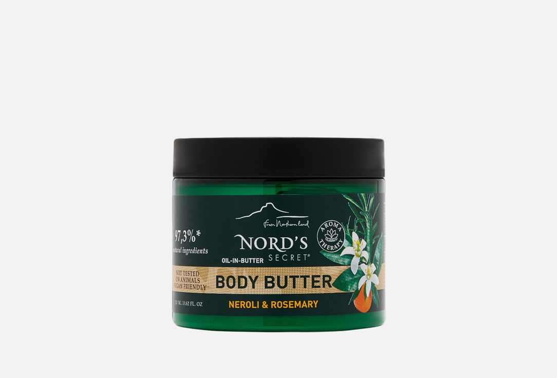 

Увлажняющее масло для тела с эфирным маслом NORDS SECRET, NEROLI & ROSEMARY 320 мл