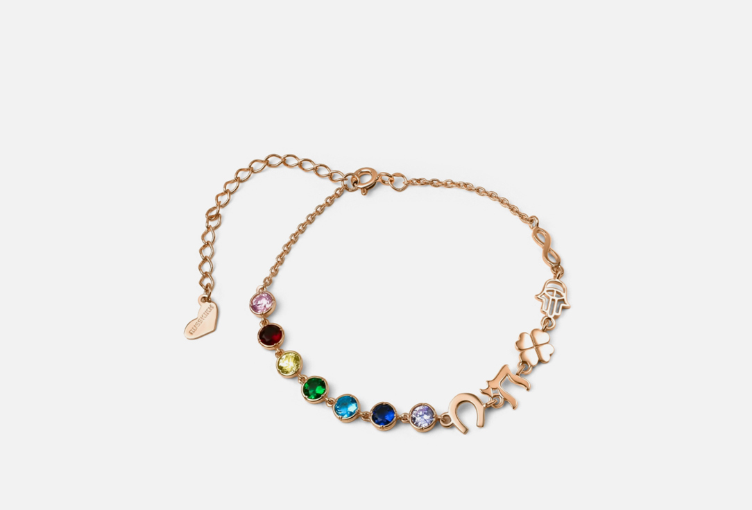 Изображение товара Серебряный браслет Золото Русских CHAKRA с символами удачи и фианитами