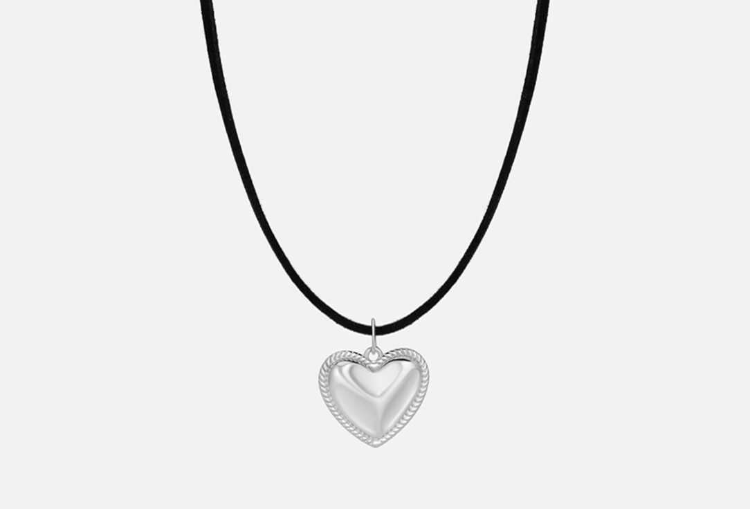 

Подвеска серебряная ЗОЛОТО РУССКИХ, ONLY LOVE мятый металл 1 шт