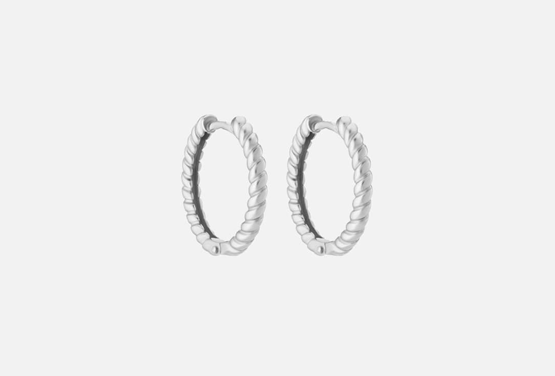 Изображение товара Серьги-хупы серебряные Золото Русских ROLO