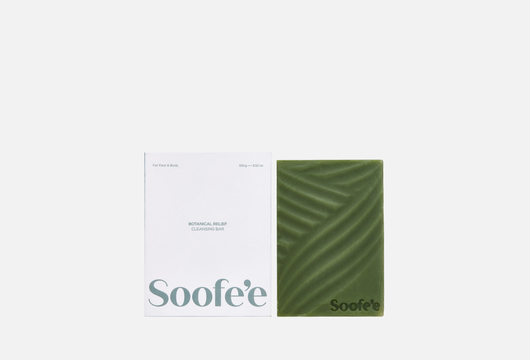 Крем-мыло для умывания лица SOOFEE Botanical Relief bar 