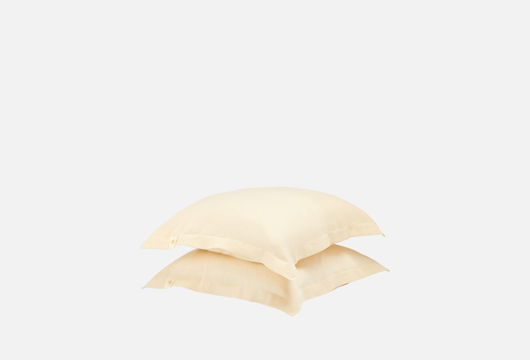 

Комплект наволочек ВЕЩИ И СНЫ, Бежевый, Лен и полынь, Молочные облака, 70х70 2 шт