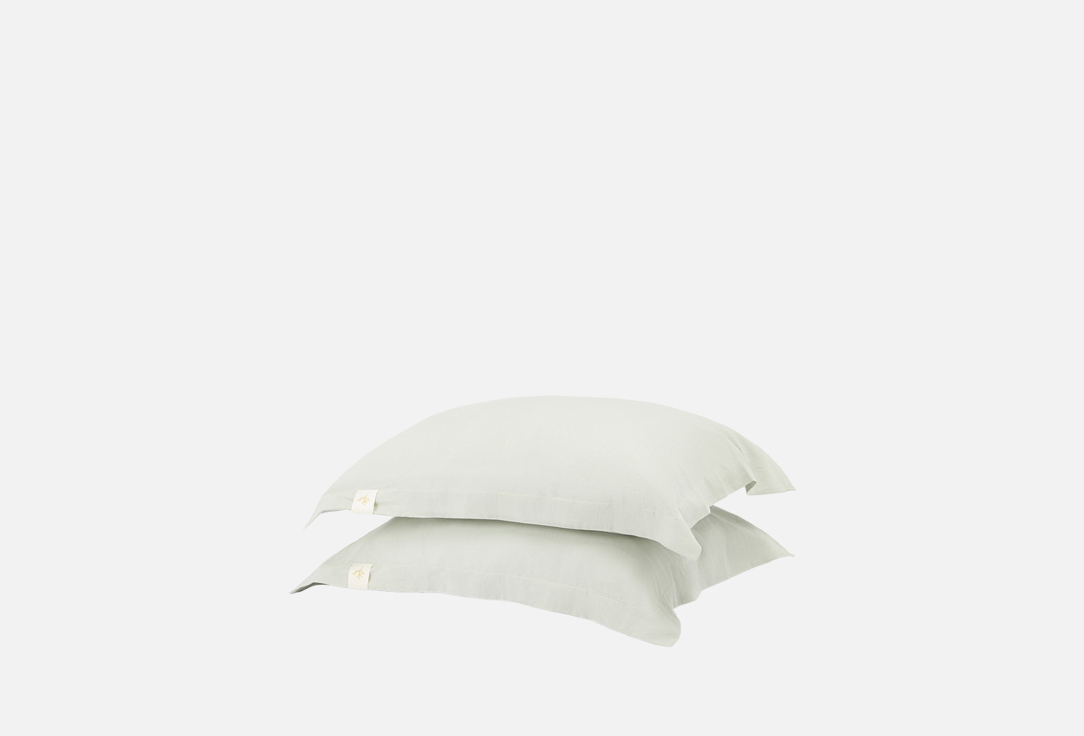 

Комплект наволочек ВЕЩИ И СНЫ, Зеленый, Лен и полынь, Первая роса, 50х70 2 шт