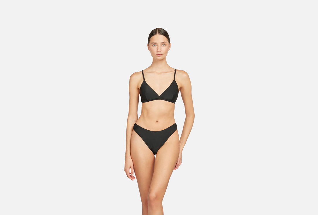 Изображение товара Купальный верх на тонких бретелях Belle YOU base черный для женщин