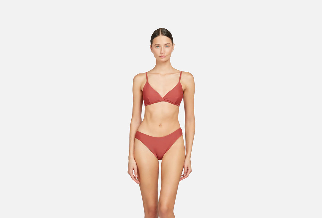 Изображение товара купальный низ с высокой посадкой Belle YOU base терраковый