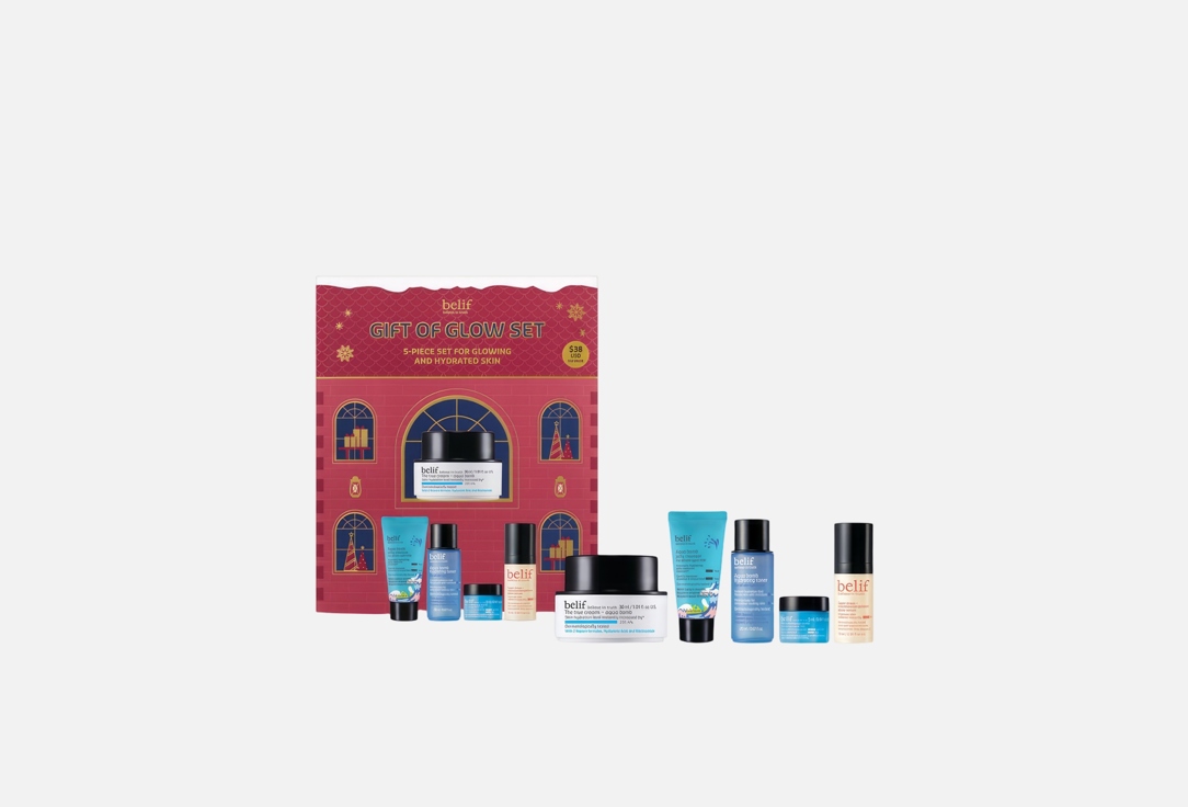 belif Подарочный набор для ухода за кожей Gift of glow set