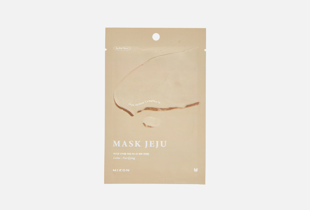 Изображение товара Очищающая тканевая маска для лица Mizon Jeju lotus