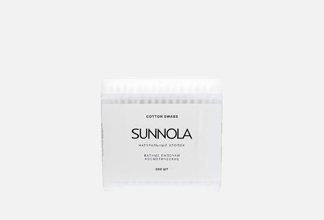 

Ватные палочки SUNNOLA, Cotton swabs 200 шт