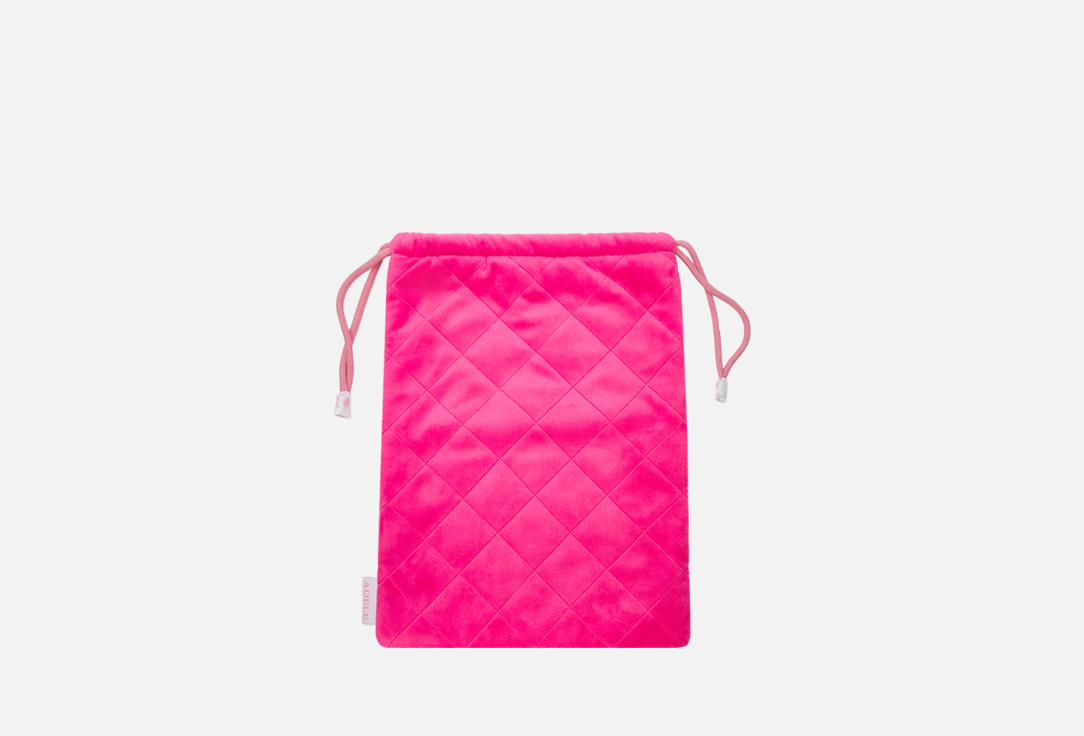 Изображение товара Мешочек для стайлера Adele for you Малиновый плюш стильный и практичный