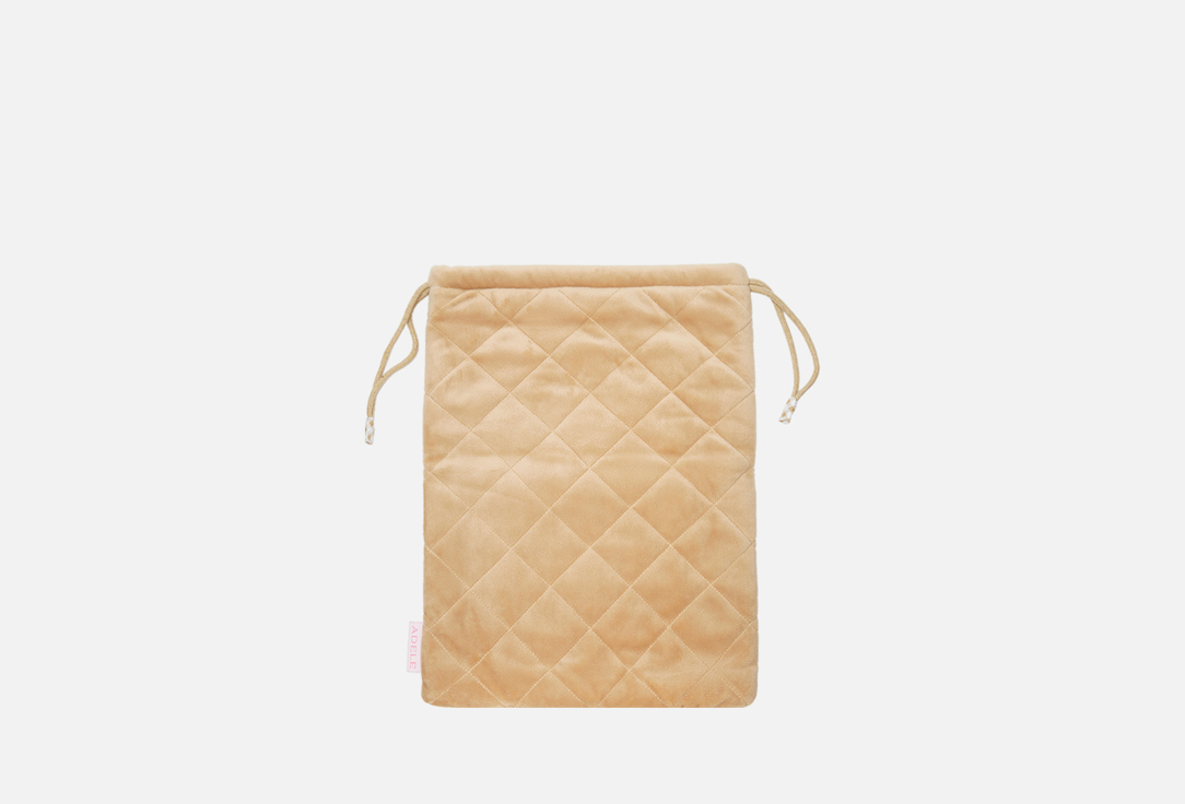 Изображение товара Мешочек для стайлера Adele for you бежевый плюш стильная косметичка