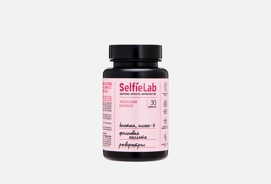 WOMEN BALANCE Biotin & folic acid Omega-3 в капсулах 30 шт