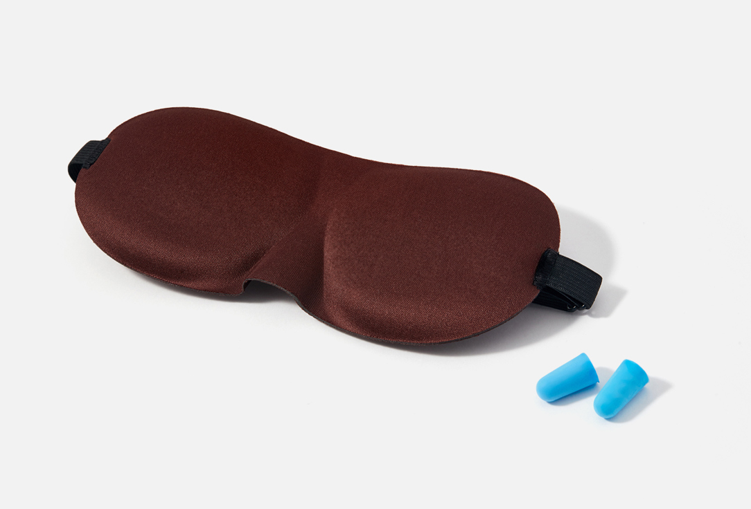 

3D-маска для сна REVOLUT, Коричневый, Sleep mask 1 шт