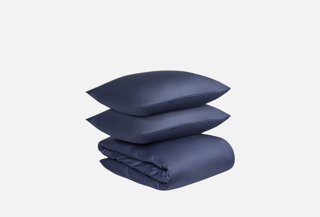 Изображение товара Комплект постельного белья Tkano Essential темно-синий 2-спальный