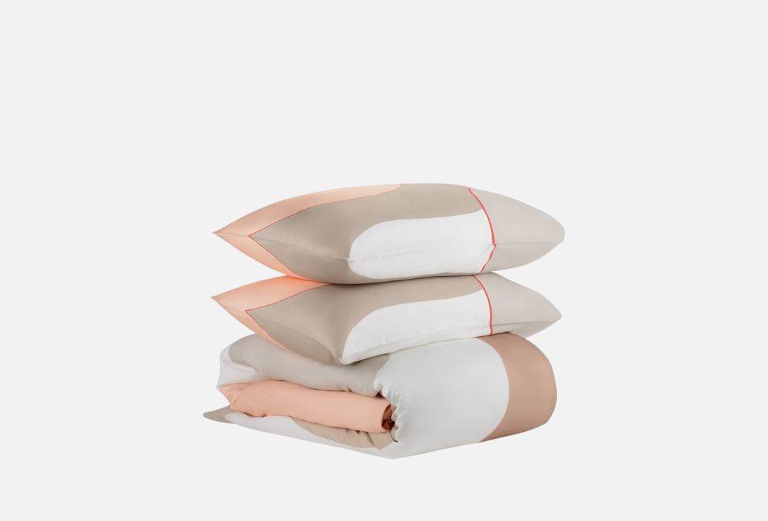 

Комплект постельного белья TKANO, Бежевый, Freak Fruit, бежевый, двуспальный 2-спальный мл