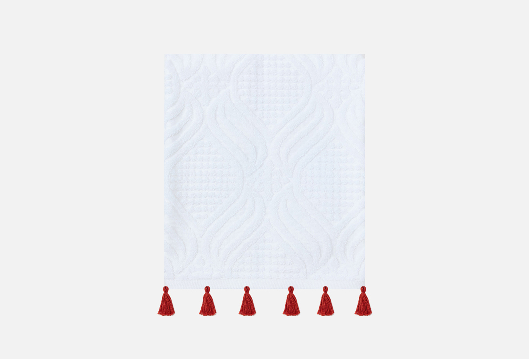 Изображение товара Полотенце для рук Tkano white/red clay, Essential, 50x90 cm