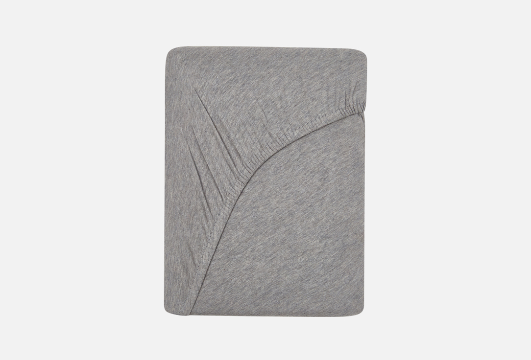 Изображение товара Простыня на резинке Tkano grey, Essential, 160x200 cm