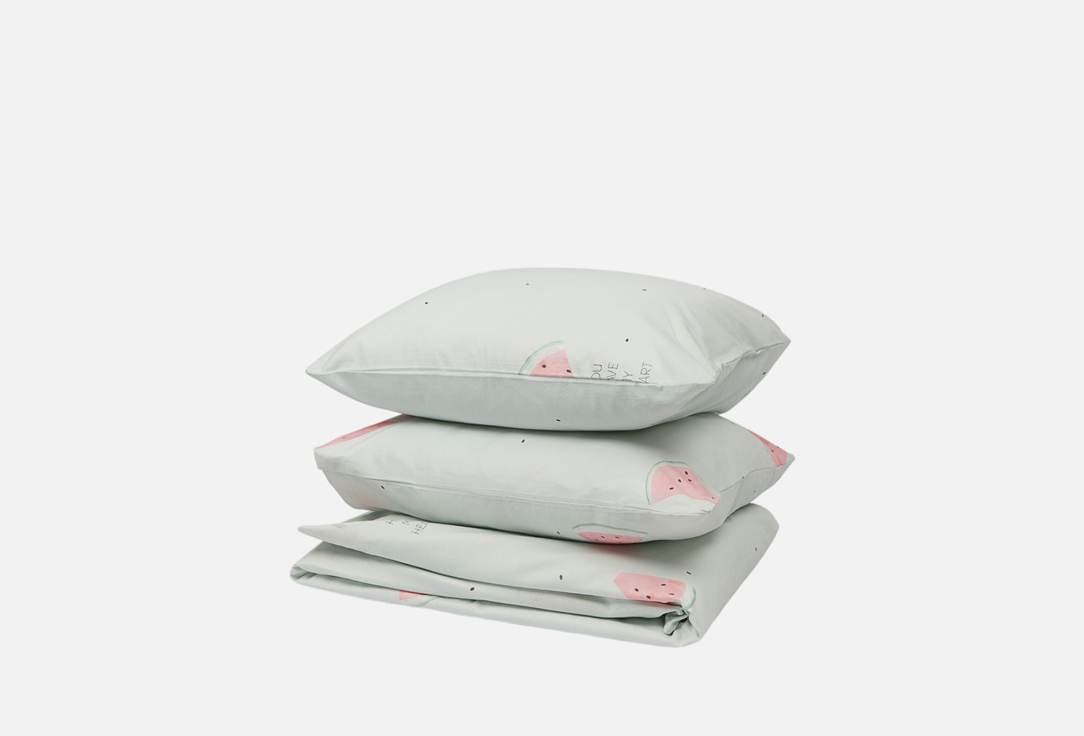 Изображение товара Комплект постельного белья Веселина Watermelon 2-спальный хлопок бязь