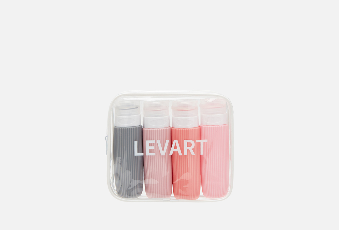 Изображение товара Набор дорожных флаконов для косметических средств Levart Travel Silicone Bottles
