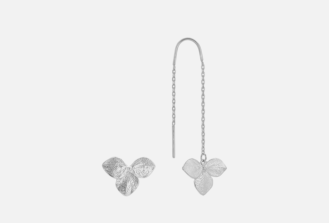 

Серьги серебряные SHU SHA, Гортензии Асимметрия 2 шт