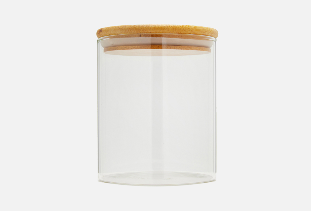 Изображение товара Стеклянная банка с бамбуковой крышкой 750 мл Handy Home