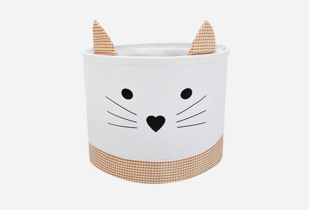 Изображение товара Корзина тканевая для хранения Handy Home Kitten beige