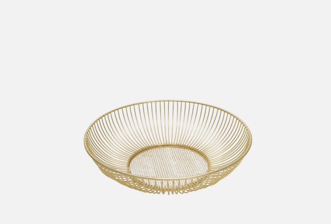 Корзина для фруктов LEMAX Fruit basket matte gold 1 шт