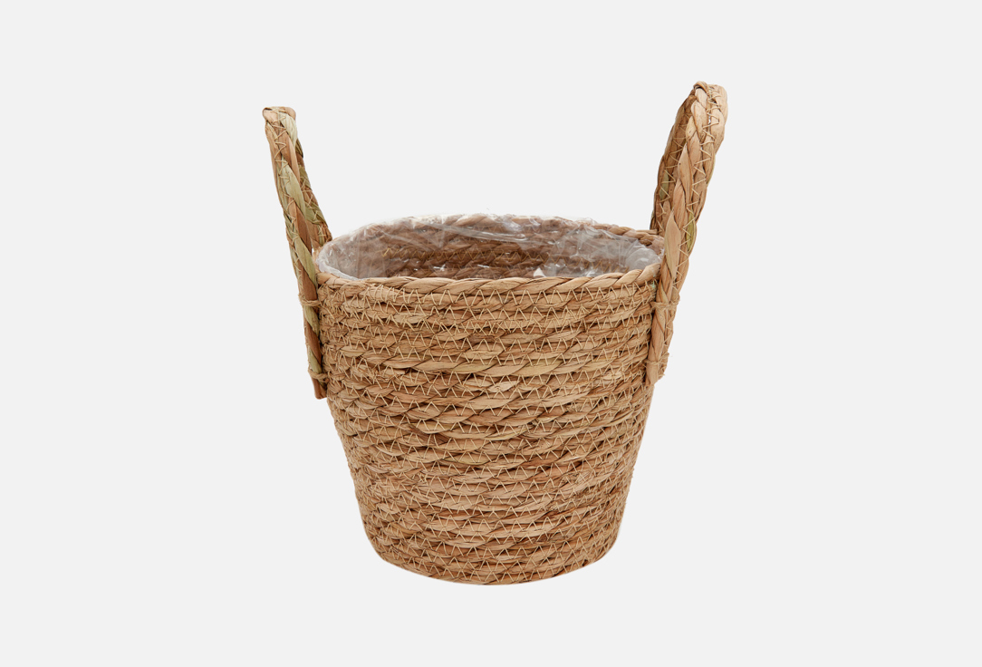 Изображение товара Плетеное кашпо Safari Natural House из рогозы и полипропилена