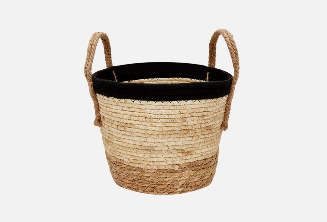 Изображение товара Корзина для хранения с ручками Natural House Peru 26х22