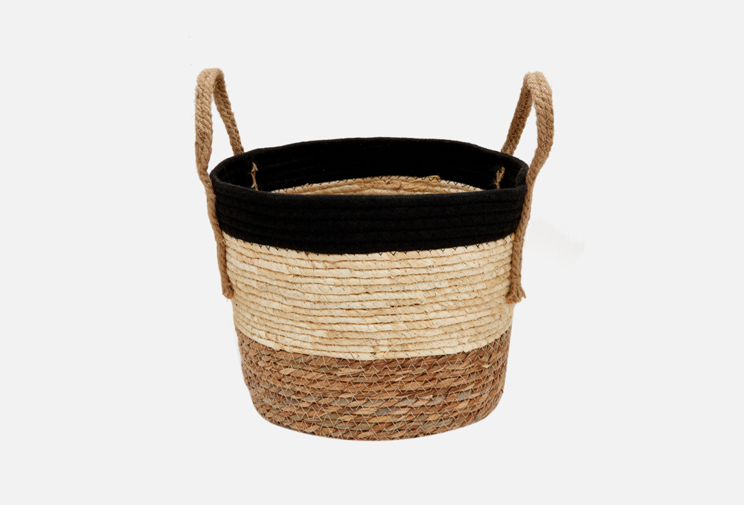 Изображение товара Корзина для хранения с ручками Natural House Peru 29х29