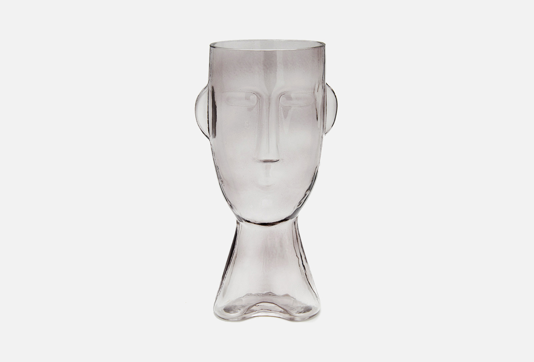 

Стеклянная ваза ВЕЩИЦЫ, Прозрачный, Glass vase Face 1 шт