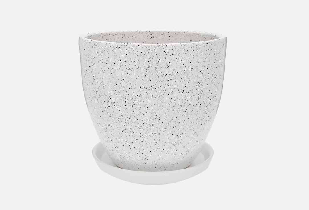 Изображение товара Керамический горшок Вещицы Терраццо для комнатных растений