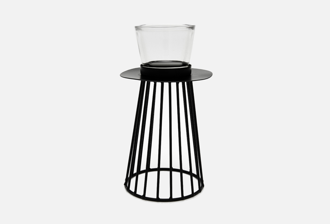 Изображение товара Металлический подсвечник Вещицы Metal candle holder black