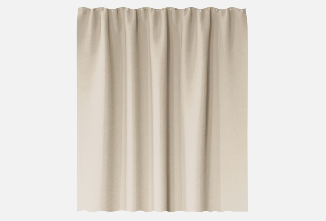 

Штора для ванной MASTER HOUSE, Белый, Экрю 200х180 см 1 шт