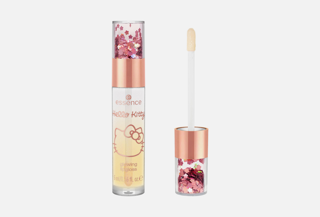 Блеск для губ ESSENCE Hello Kitty glowing lipgloss 5 мл