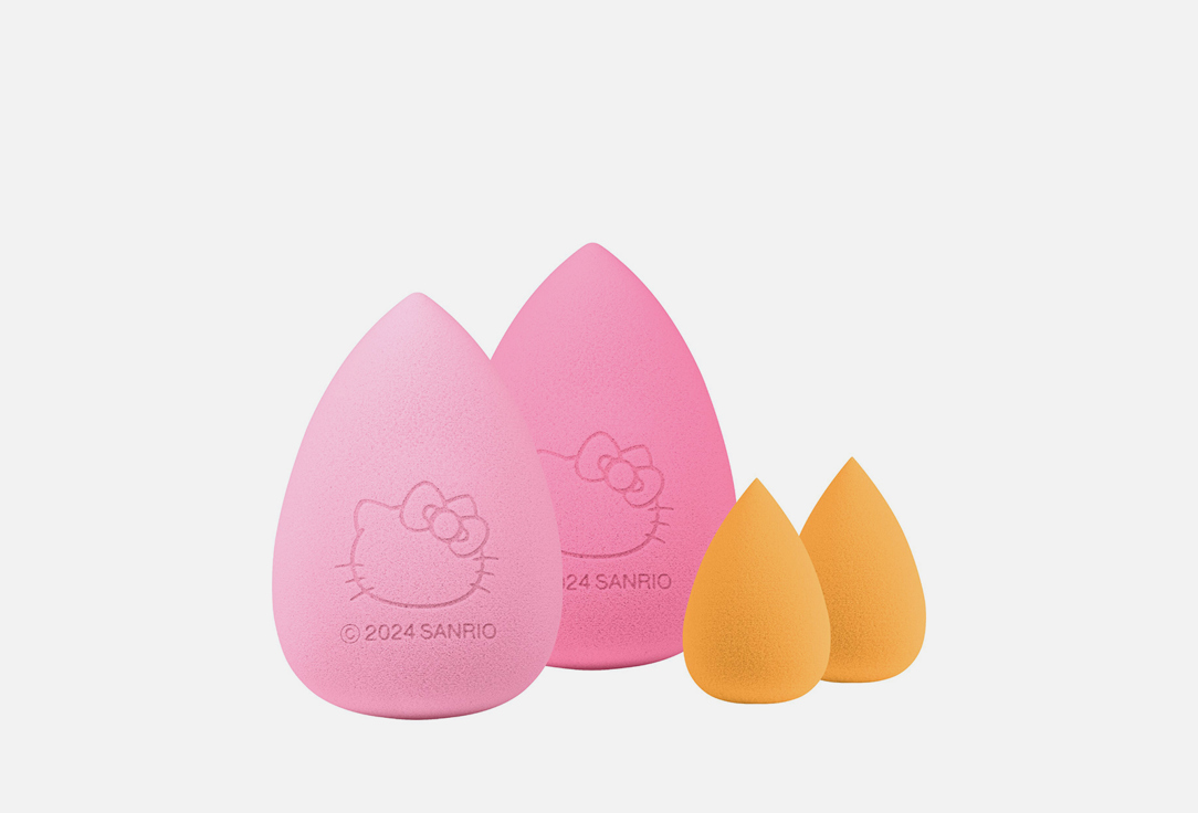 Набор косметических спонжей ESSENCE Hello Kitty beauty sponge set 4 шт