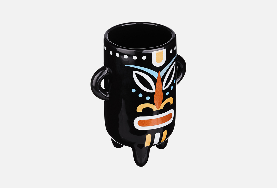 

Стакан для зубных щеток MOROSHKA, Черный, Bantu 1 шт