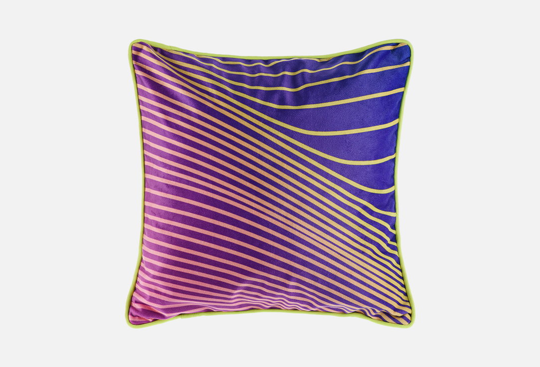 Изображение товара Декоративная подушка Moroshka Karim, violet, yellow, 40×40