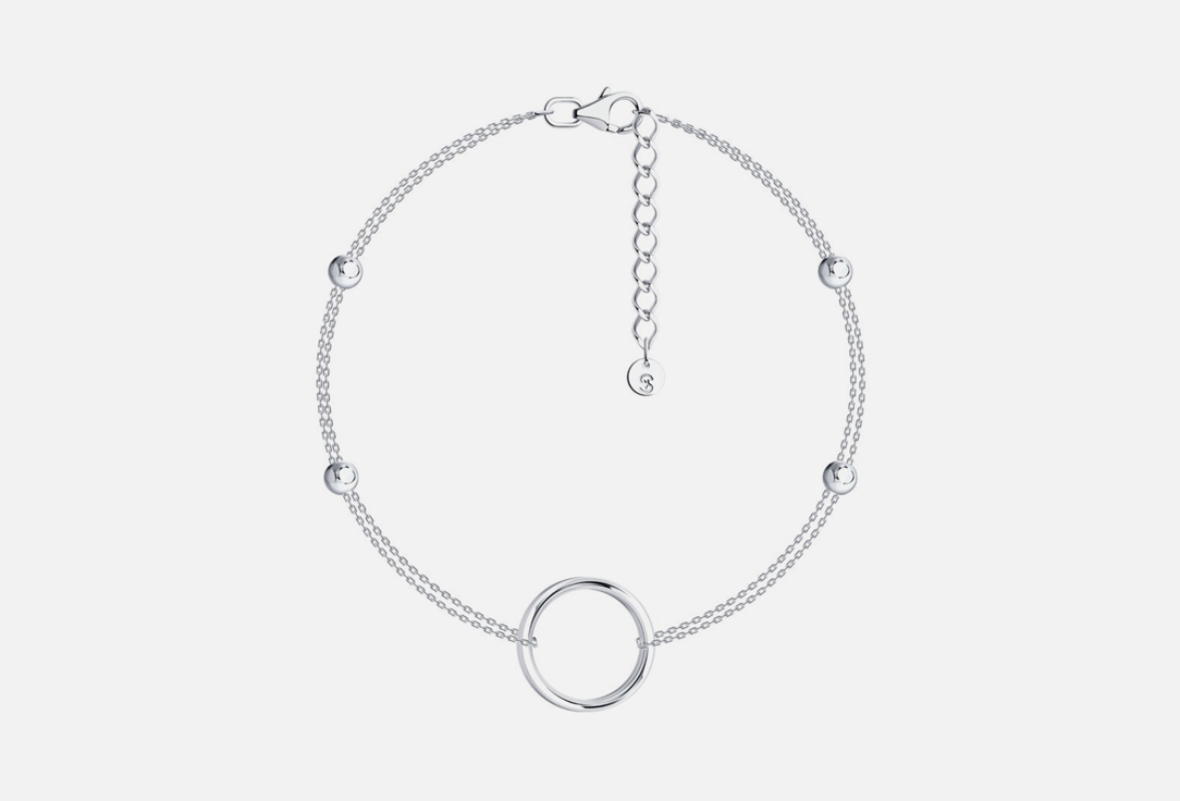 Изображение товара Серебряный браслет SOKOLOV без вставки 925 проба для женщин стильное украшение