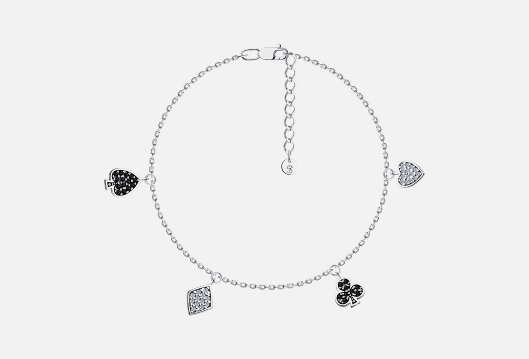 Изображение товара Серебряный браслет SOKOLOV с фианитами для женщин