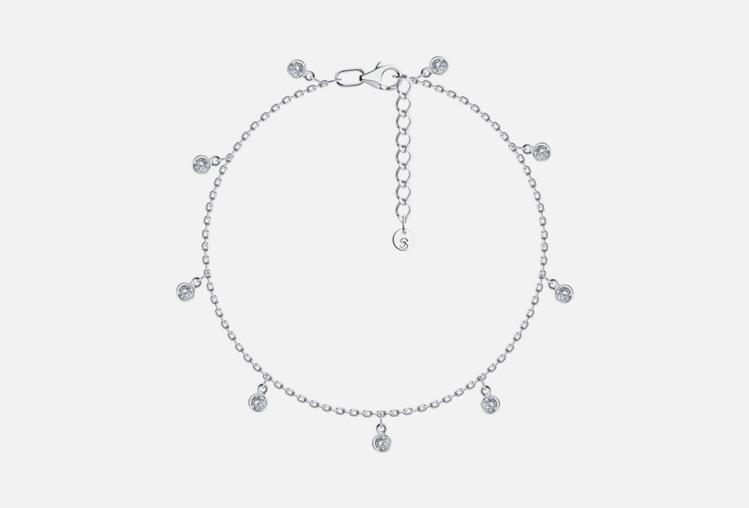Изображение товара Серебряный браслет с фианитами SOKOLOV для женщин, 925 пробы