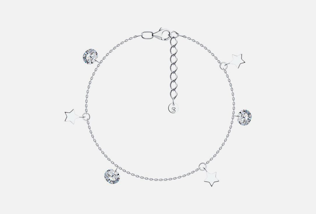 Изображение товара Серебряный браслет с фианитами SOKOLOV для женщин серебро 925