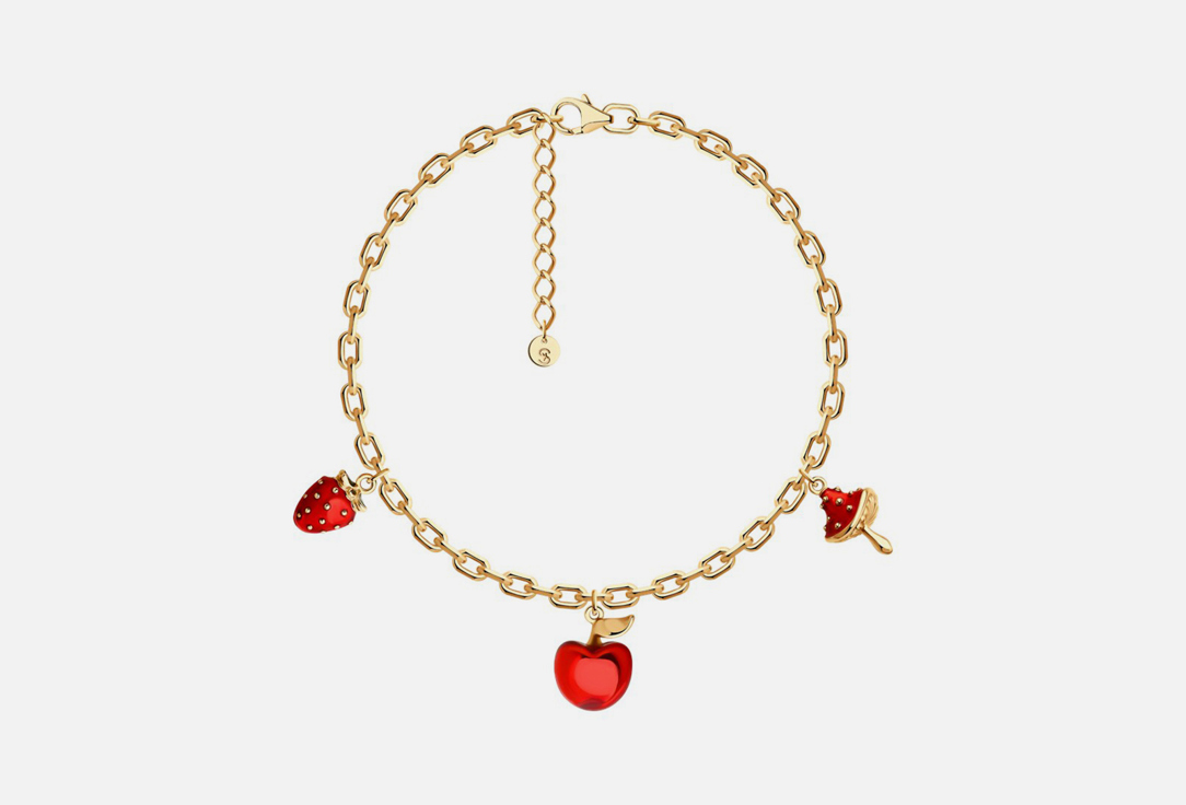 Изображение товара Серебряный браслет с эмалью SOKOLOV 93050204 для женщин