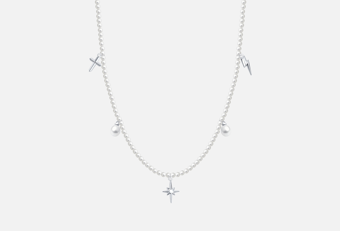 

Колье серебряное SOKOLOV, Жемчуг 38-40 мл