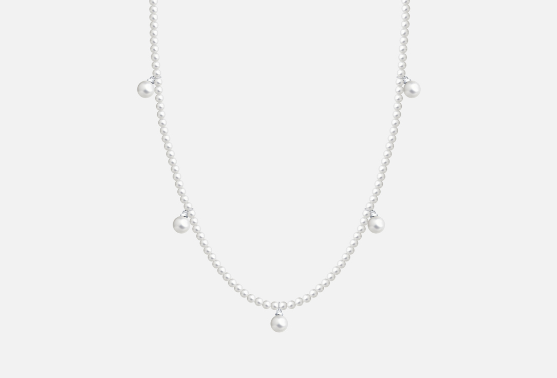 Изображение товара Колье серебряное с жемчугом SOKOLOV из серебра 925 пробы