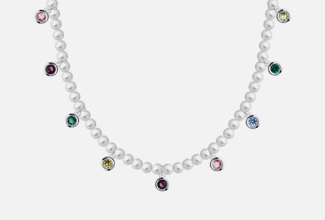 

Колье серебряное SOKOLOV, Жемчуг 38 мл