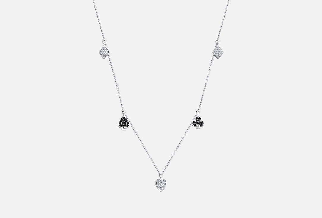 Изображение товара Колье серебряное SOKOLOV Фианит