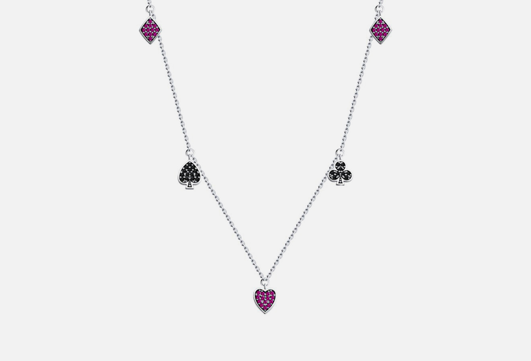 Изображение товара Колье серебряное SOKOLOV Фианит