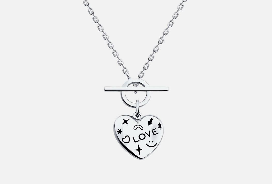 Изображение товара Колье серебряное SOKOLOV Эмаль